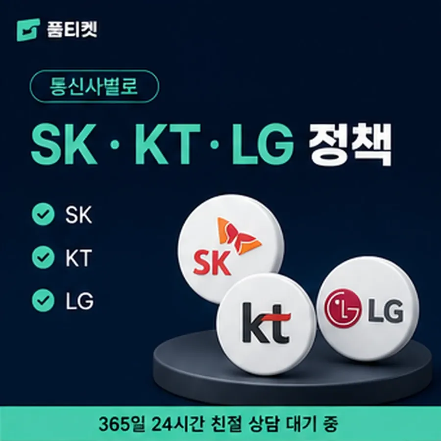품티켓 SKT 소액결제 현금화 값이 정해지는 판단 기준 안내 이미지